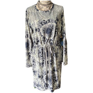 Simply Vera Wang Dress  Geometric Festival Super Soft  Dress L NWT